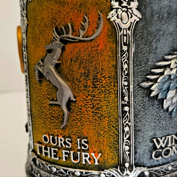 ( 2 ) Game of Thrones Tankards, 2 Pounds, Silver/Gold/Red/ Black/Blue - Picture 6 of 13